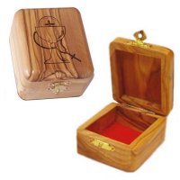 Olive Wood Box First Communion