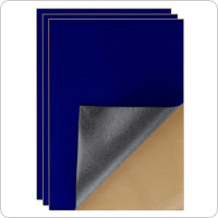 Blue Self Adhesive Felt Sheet, 3 pk