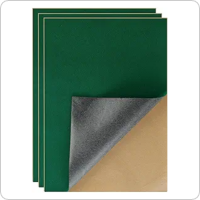 Green Self Adhesive Felt Sheet, 3 pk
