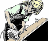 Woman Woodworker