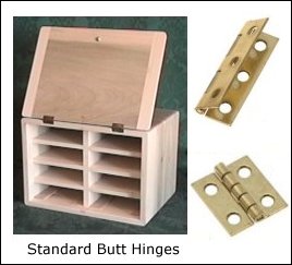 Various Hinge Layouts and Configurations