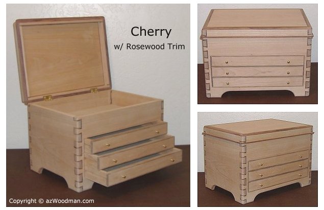 Lote Wood: Dovetail jewelry box plans