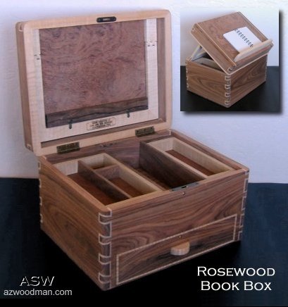 Rosewood Book Box