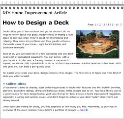 How to Design a Deck