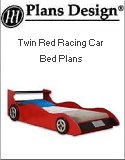 Twin Red Racing Car Bed