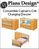 Convertible Captain's Crib, Changing Dresser Plans