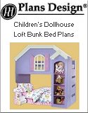 Children's Dollhouse Loft/Bunk Bed