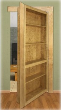 Invisidoor Bookcase Shelving Unit