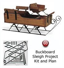 Buckboard Project Sleigh Hardware Kit & Plan