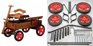 Buckboard Wagon Project Hardware Kit & Plan