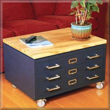 Coffee Table with Drawers Plan