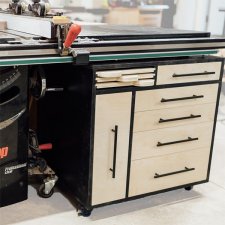 Table Saw Storage Cabinet