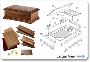 Musical Jewelry Box Kit kit image