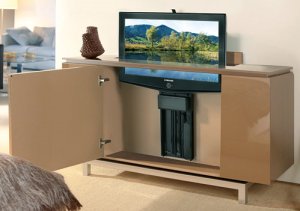 Hidden Flat Screen TV Cabinets