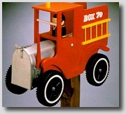 Fire Truck Mailbox