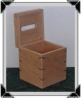 Cherry Tissue Box with Cocobolo Splines