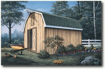 Storage Shed with Loft