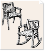 Child's Rocker with Arm Chair Plans