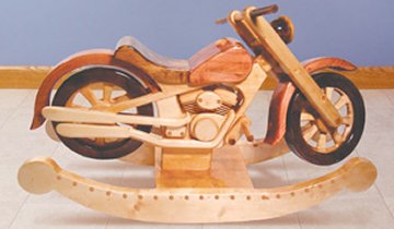 Step by step woodyworking: Woodworking plan for motorcycle rocker toy