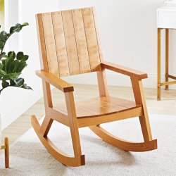 Simple Cherry Rocking Chair Woodworking Plan