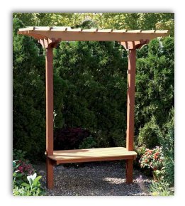 Garden Arbor with Bench Plans