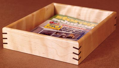 Create a new spin on traditional splined miter joints. Just install ...