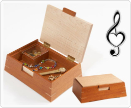 Slant-Sided Music Box