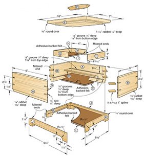 Wooden Jewelry Box Plans