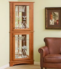 Corner Curio Cabinet