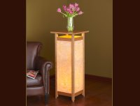 Luminous Display Pedestal Table