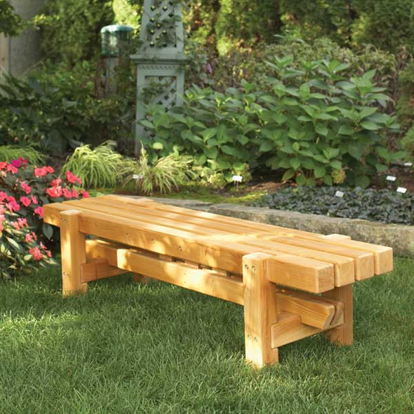 View Larger Image of the Durable, Doable Outdoor Bench