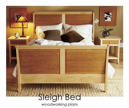 Sleigh Bed Woodworking Plan