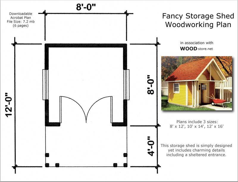 Fancy Garden Shed Plans