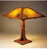 wood magazine plans arts and crafts table lamp woodworking plan