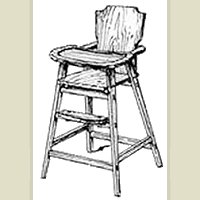 60's Era High Chair Plans