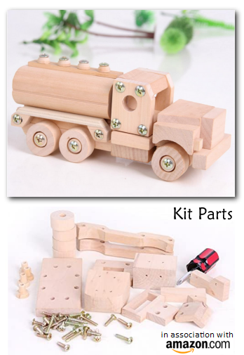 wood building kits for kids