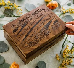 Laser Cut Wood Keepsake or Memory Box