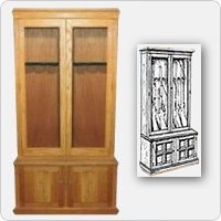 8 Gun Cabinet Plans