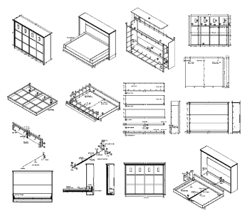 Wall Bed Frame Plans