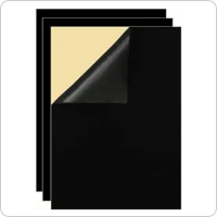 Black Self Adhesive Felt Sheet, 3 pk