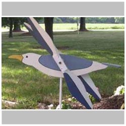 Flying Seagull Whirligig Plans