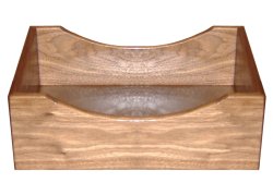 Walnut Mail Tray