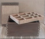 Walnut - Birdseye Maple Box Image B