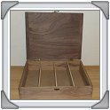 Walnut Box with Hardboard Dividers: 9/30/2014