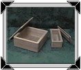 Walnut Boxes with Flat Interlocking Lids