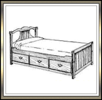 Captains Bed Plans