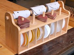 Sanding Disc Caddy Woodworking Plan