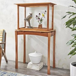 Display Table and Case Woodworking Plan