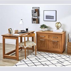 Nesting Desk and Credenza Woodworking Plan