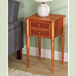 Beaded-leg End Table Woodworking Plan